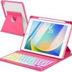 EAMPANG Case with Keyboard for iPad 9th 8th 7th Generation 10.2 inch