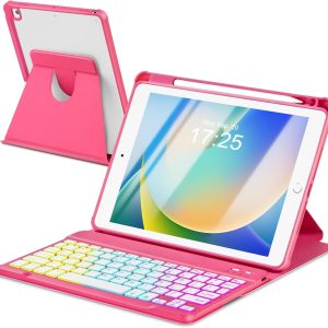 EAMPANG Case with Keyboard for iPad 9th 8th 7th Generation 10.2 inch