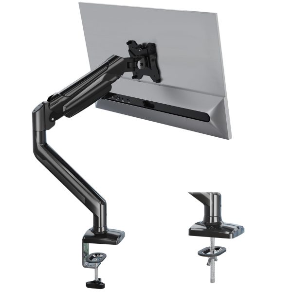 NEW BONTEC Single Monitor Desk Mount, 13-34” Gas Spring Monitor Arm