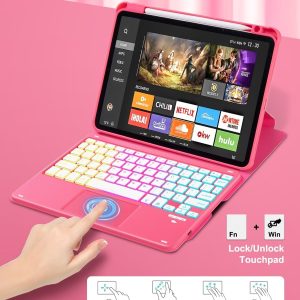 Touchpad Keyboard Case for iPad Air 11 inch M3 2025/M2 2024