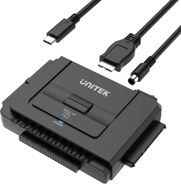 Unitek USB C to IDE and SATA Converter External Hard Drive Adapter Kit for Unive
