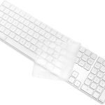 Masino Silicone Keyboard Cover Skin for Apple Magic Keyboard with Numeric Keypad