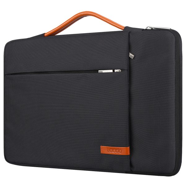 Lacdo 360° Protective 15-15.6 Inch Laptop Sleeve Case Inches, Black