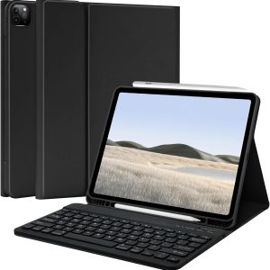 TQQ iPad Air 13 inch (M2 2024, M3 2025) Case Keyboard & iPad Pro 12.9 & Mouse