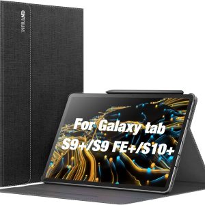 INFILAND Galaxy Tab S10+ Plus 2024/ S9+ Plus/ S9 FE Plus Case, Multi-Angle Stand