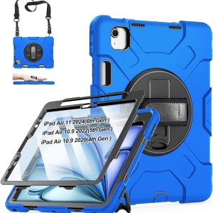 Miesherk STOCK Case for iPad Air 11 M3 2025 & M2 2024: Cover for iPad Air 5/6