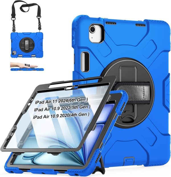 Miesherk STOCK Case for iPad Air 11 M3 2025 & M2 2024: Cover for iPad Air 5/6