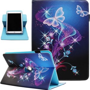 Universal 10 10.1 Inch Android Tablet Case, Dluggs 360 Degree Rotating Multi-...
