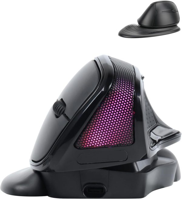 Wireless Mouse Large Angle Adjustable Ergonomic Vertical Upright Carpal Tunnel