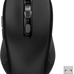 Wireless Mouse with Side Buttons for Laptop, PC, Chromebook, Mac, MacBook