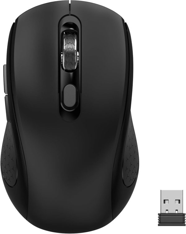 Wireless Mouse with Side Buttons for Laptop, PC, Chromebook, Mac, MacBook
