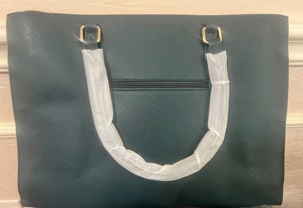 Laptop Tote for Women - 17 inch Casual Work Bag with USB Charging Port Dark Gree