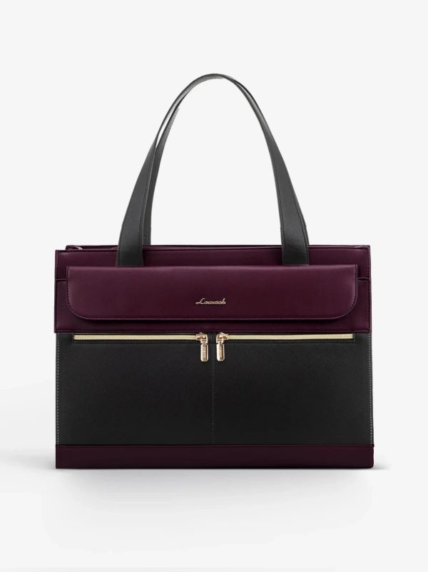 Purple Lovevook Laptop Tote Bag for Women