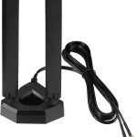 Eightwood WiFi 6E Tri-Band Antenna 6GHz 5GHz 2.4GHz Gaming WiFi Antenna Magnetic