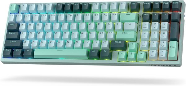 LTC Nimbleback NB981 95% Wireless Mechanical Keyboard, 2.4G/ BT/USB-C Wired RGB