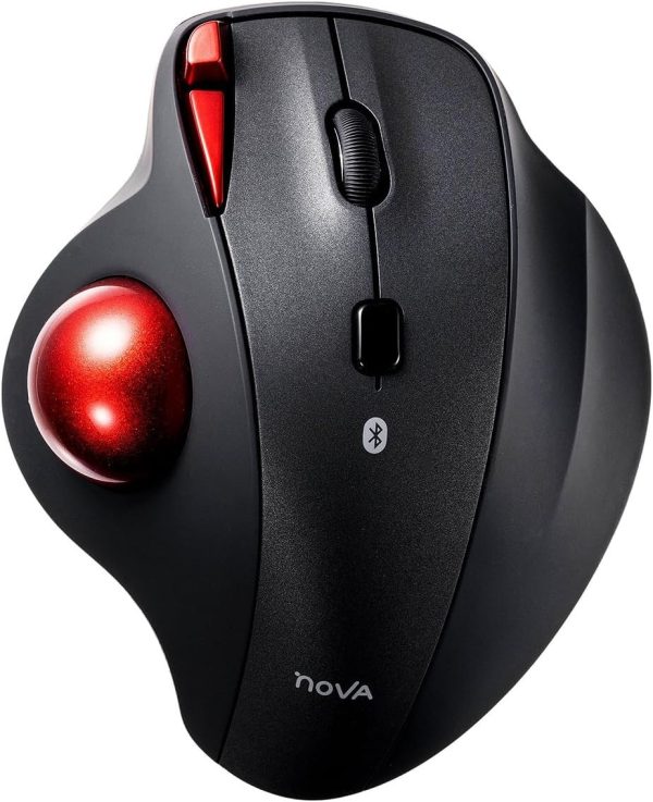 Sanwa Supply Bluetooth Mouse Trackball Quiet 3Button Optical