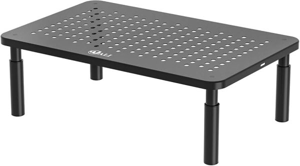 Computer Monitor Stand for Desk, Adjustable Laptop Riser, Desk Monitor Stand ...