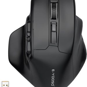 Large Wireless Mouse for Big Hands, X-31 Cordless Ergo Computer Mouse, 6 Butt...