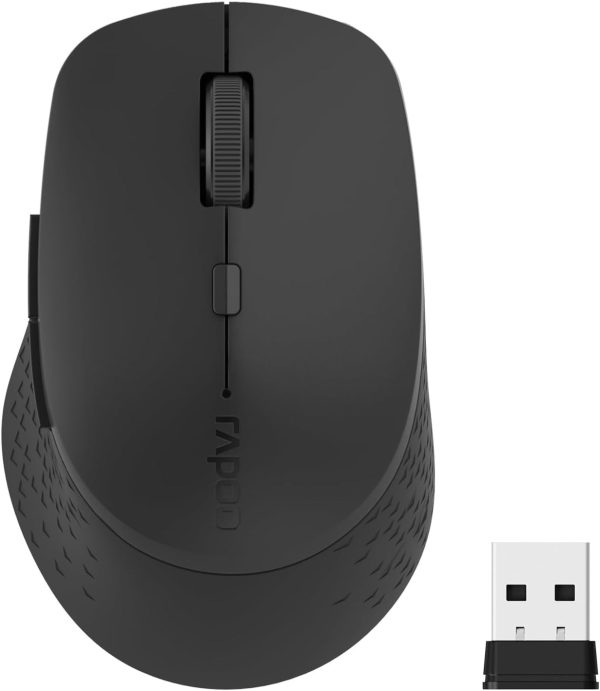 RAPOO M300G Silent Wireless Bluetooth Mouse Multi-Mode 2400DPI for Laptop PC Mac
